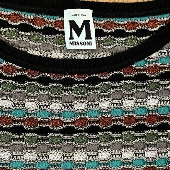 M Missoni Knit Mini Dress Size 10 - Picture 5 of 7